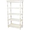 imageDeco 79 Wood Storage Shelving Unit 5 Shelves Shelving Unit Display Shelf 23quot x 13quot x 72quot WhiteWhite
