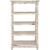 imageDeco 79 Wood Storage Shelving Unit 5 Shelves Shelving Unit Display Shelf 23quot x 13quot x 72quot WhiteWhite