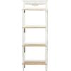 imageDeco 79 Wood Storage Shelving Unit 5 Shelves Shelving Unit Display Shelf 23quot x 13quot x 72quot WhiteWhite