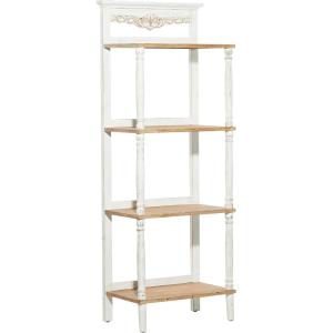 imageDeco 79 Wood Storage Shelving Unit 5 Shelves Shelving Unit Display Shelf 23quot x 13quot x 72quot WhiteWhite