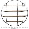 imageDeco 79 Metal 4 Shelves Wall Shelf 36quot x 9quot x 36quot Light Brown