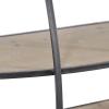 imageDeco 79 Metal 4 Shelves Wall Shelf 36quot x 9quot x 36quot Light Brown