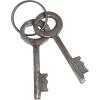 imageDeco 79 Brass Metal Lock And Key 1quot x 3quot x 2quot Dark Gray1 x 3 x 2