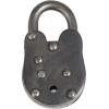 imageDeco 79 Brass Metal Lock And Key 1quot x 3quot x 2quot Dark Gray1 x 3 x 2