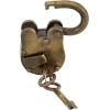 imageDeco 79 Brass Metal Lock And Key 1quot x 3quot x 2quot Dark Gray2 x 3 x 1