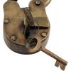 imageDeco 79 Brass Metal Lock And Key 1quot x 3quot x 2quot Dark Gray3 x 4 x 2
