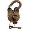 imageDeco 79 Brass Metal Lock And Key 1quot x 3quot x 2quot Dark Gray3 x 4 x 2