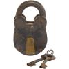 imageDeco 79 Brass Metal Lock And Key 1quot x 3quot x 2quot Dark Gray4 x 1 x 7