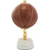 imageDeco 79 Leather Handmade Educational Globe Stitched Decorative Armillary Globe with White Marble Base Desk Globe 6quot x 6quot x 12quot Brown