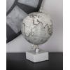 imageDeco 79 Marble Globe 9quot x 8quot x 14quot White