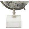imageDeco 79 Marble Globe 9quot x 8quot x 14quot White