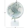 imageDeco 79 Marble Globe 9quot x 8quot x 14quot White