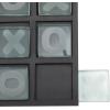 imageThe Novogratz Wood Tic Tac Toe Game Set 8quot x 8quot x 1quot BlackBlack