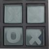 imageThe Novogratz Wood Tic Tac Toe Game Set 8quot x 8quot x 1quot BlackBlack