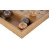 imageThe Novogratz Wood Tic Tac Toe Game Set 8quot x 8quot x 1quot BlackBrown