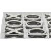 imageThe Novogratz Wood Tic Tac Toe Game Set 8quot x 8quot x 1quot BlackClear