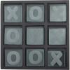 imageThe Novogratz Wood Tic Tac Toe Game Set 8quot x 8quot x 1quot BlackBlack