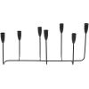 imageCosmoLiving by Cosmopolitan Metal Tapered 7 Plate Candle Holder 21quot x 8quot x 10quot BlackBlack