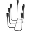 imageCosmoLiving by Cosmopolitan Metal Tapered 7 Plate Candle Holder 21quot x 8quot x 10quot BlackBlack