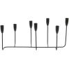imageCosmoLiving by Cosmopolitan Metal Tapered 7 Plate Candle Holder 21quot x 8quot x 10quot BlackBlack