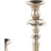 imageDeco 79 Aluminum Metal Scroll Decorative Candelabra Candlestick Holder Candlestand 14quot x 6quot x 14quot SilverSMALL SIZE