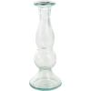 imageDeco 79 Recycled Glass Decorative Candle Holder Candle Stand Set of 3 Candlestick Holder 9quot 9quot 9quot H Clear
