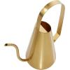 imageDeco 79 Metal Watering Can Indoor Outdoor Planter Small Planter Pot Set of 3 Planters 7quot 8quot 9quotH GoldSet of 3 Planters 12  12  11H