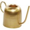 imageDeco 79 Metal Watering Can Indoor Outdoor Planter Small Planter Pot Set of 3 Planters 7quot 8quot 9quotH GoldSet of 3 Planters 7  8  9H