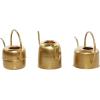 imageDeco 79 Metal Watering Can Indoor Outdoor Planter Small Planter Pot Set of 3 Planters 7quot 8quot 9quotH GoldSet of 3 Planters 7  8  9H