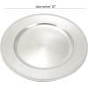 imageDeco 79 Melamine Plastic Charger  set of 8 13quot x 13quot x 1quot GoldSilver