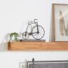 imageDeco 79 Metal Bike Decorative Sculpture Home Decor Statue with Wood Base Accent Figurine 16quot x 5quot x 14quot Black