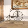 imageDeco 79 Metal Bike Decorative Sculpture Home Decor Statue with Wood Base Accent Figurine 16quot x 5quot x 14quot Black