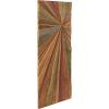 imageDeco 79 Teak Wood Starburst Handmade Home Wall Decor Radial Wall Sculpture Wall Art 28quot x 1quot x 28quot Brown39L x 18W