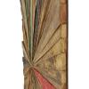 imageDeco 79 Teak Wood Starburst Handmade Home Wall Decor Radial Wall Sculpture Wall Art 28quot x 1quot x 28quot Brown60L x 32W