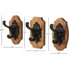 imageMetal Dog Wall Hooks 19quotW 5quotH  55513Brown