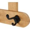 imageMetal Dog Wall Hooks 19quotW 5quotH  55513Brown