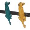 imageMetal Dog Wall Hooks 19quotW 5quotH  55513Multi Colored
