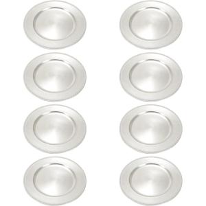 imageDeco 79 Melamine Plastic Charger  set of 8 13quot x 13quot x 1quot GoldSilver