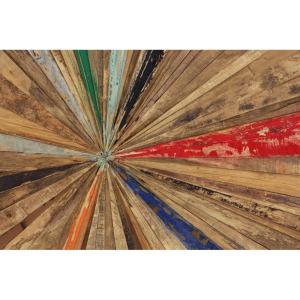 imageDeco 79 Teak Wood Starburst Handmade Home Wall Decor Radial Wall Sculpture Wall Art 28quot x 1quot x 28quot Brown60L x 32W