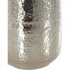 imageDeco 79 Aluminum Metal Decorative Vase Brushed Centerpiece Vase with Hammered Top Flower Vase for Home Decoration 12quot x 12quot x 18quot GoldSilver