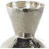 imageDeco 79 Aluminum Metal Decorative Vase Brushed Centerpiece Vase with Hammered Top Flower Vase for Home Decoration 12quot x 12quot x 18quot GoldSilver