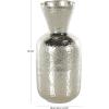imageDeco 79 Aluminum Metal Decorative Vase Brushed Centerpiece Vase with Hammered Top Flower Vase for Home Decoration 12quot x 12quot x 18quot GoldSilver