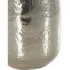 imageDeco 79 Aluminum Metal Decorative Vase Brushed Centerpiece Vase with Hammered Top Flower Vase for Home Decoration 12quot x 12quot x 18quot GoldSilver