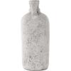 imageDeco 79 Ceramic Decorative Vase Antique Style Textured Centerpiece Vases Flower Vases for Home Decoration 7quot x 7quot x 17quot Cream