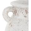 imageDeco 79 Ceramic Decorative Vase Antique Style Textured Pot Centerpiece Vase with Handles Flower Vase for Home Decoration 10quot x 10quot x 10quot CreamCream