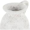 imageDeco 79 Ceramic Decorative Vase Antique Style Textured Pot Centerpiece Vase with Handles Flower Vase for Home Decoration 10quot x 10quot x 10quot CreamCream
