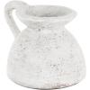 imageDeco 79 Ceramic Decorative Vase Antique Style Textured Pot Centerpiece Vase with Handles Flower Vase for Home Decoration 10quot x 10quot x 10quot CreamCream