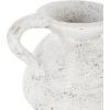 imageDeco 79 Ceramic Decorative Vase Antique Style Textured Pot Centerpiece Vase with Handles Flower Vase for Home Decoration 10quot x 10quot x 10quot CreamCream