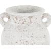 imageDeco 79 Ceramic Decorative Vase Antique Style Textured Pot Centerpiece Vase with Handles Flower Vase for Home Decoration 10quot x 10quot x 10quot CreamCream