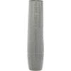 imageDeco 79 Ceramic Decorative Vase Slim Engraved Patterned Centerpiece Vase Flower Vase for Home Decoration 7quot x 7quot x 22quot GrayGray